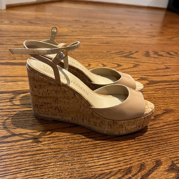 Stuart Weitzman wedges, sandals 4 inches - Picture 2 of 8